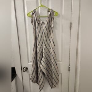 Women's Camille&Co jumpsuit,‎ size small, striped.